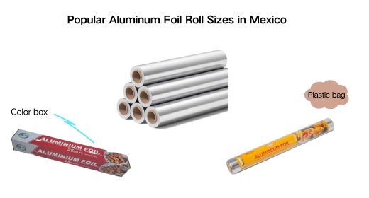 popular aluminum foil roll sizes in mexico