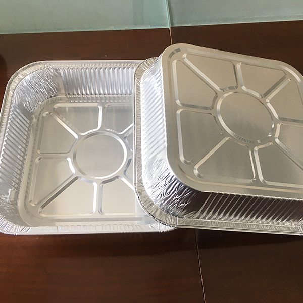 Square Foil Pans with Lids