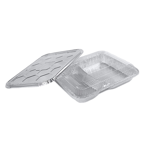 3 section foil trays