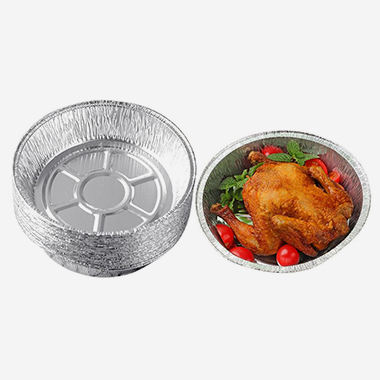 round foil pans with lids