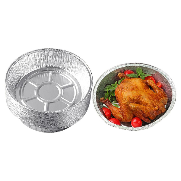 round foil pans with lids