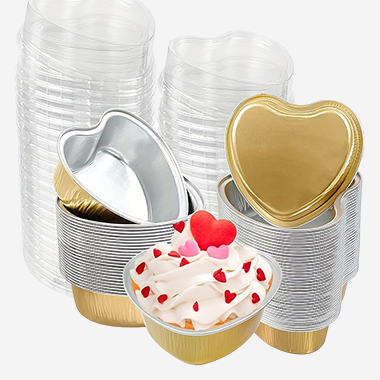 heart shaped foil pan 1